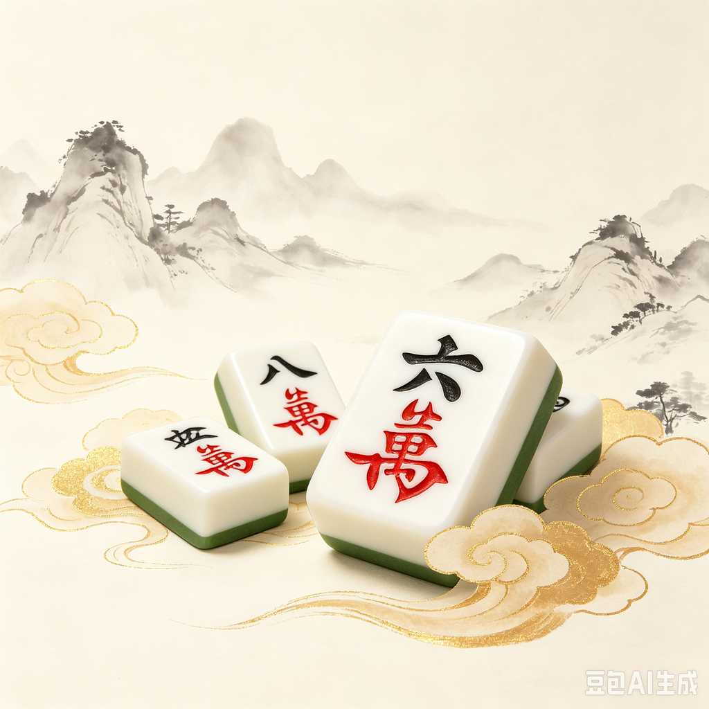 new year custom mahjong set