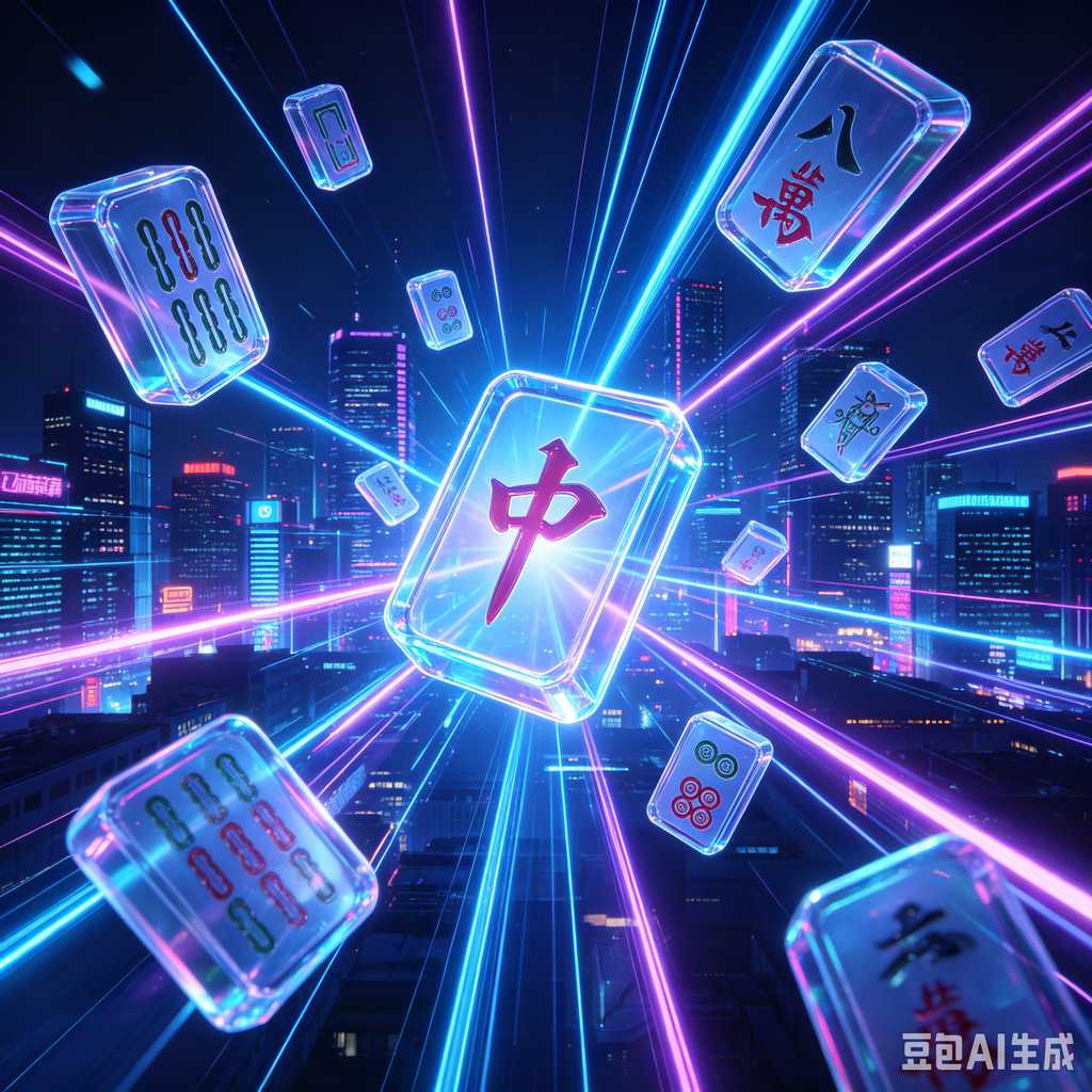 bright color mahjong tiles